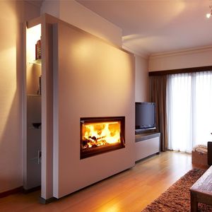 chimenea insertable de leña