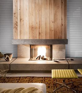 chimenea de leña