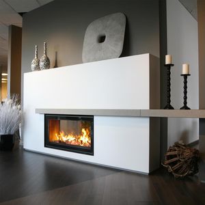 chimenea insertable de doble cara