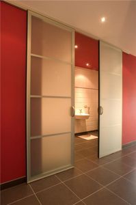 puerta para vestidor de aluminio