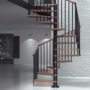 escalera de caracol cuadrada