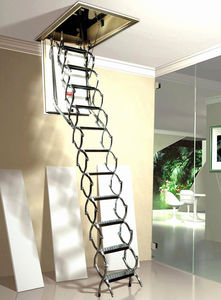 escalera elevada abatible