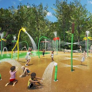 estación de juego para parque acuático