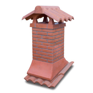 chimenea de tejado de terracota