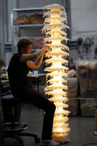 columna luminosa de diseño original