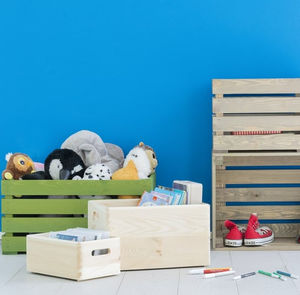 caja de almacenamiento de madera