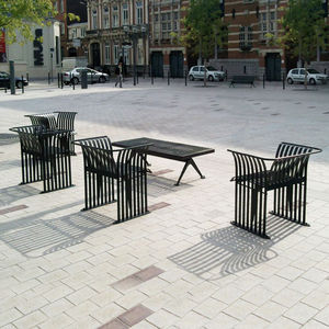 conjunto de mesa y silla contemporáneo