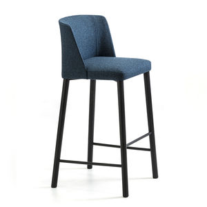taburete de bar contemporáneo / de fresno / de tejido / contract