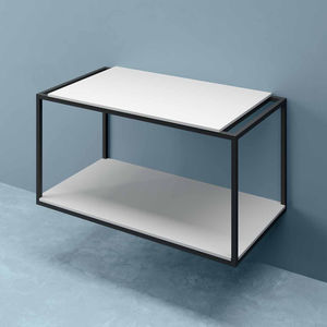 consola para lavabo de metal pintado