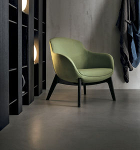 sillón contemporáneo / de tejido / verde