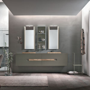 mueble de lavabo doble