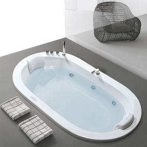 bañera ovalada