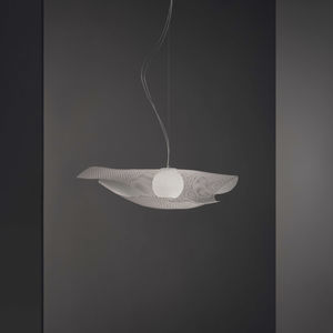 lámpara suspendida / contemporánea / de malla de acero inoxidable / LED