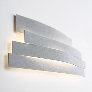 aplique contemporáneo / de acero inoxidable / LED / lineal