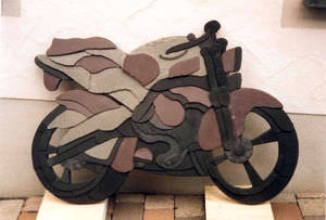 escultura de pizarra