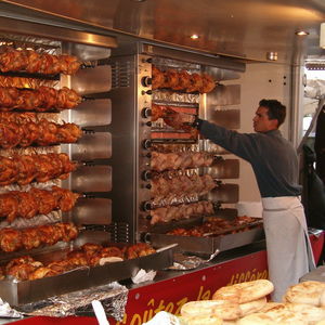 asador de gas