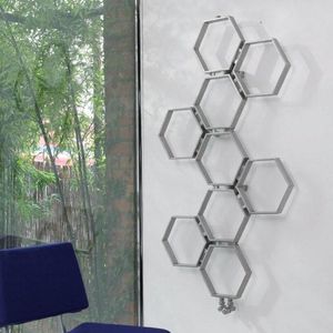 radiador toallero de agua caliente / de acero inoxidable / contemporáneo / de pared