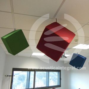 absorbente acústico de tejido