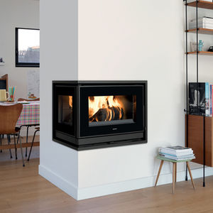 chimenea insertable de doble cara