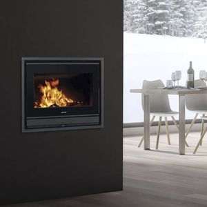 chimenea insertable de leña