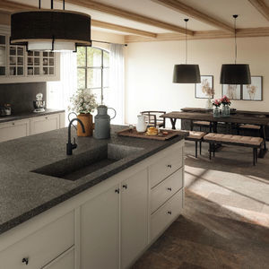 encimera de cocina de gres porcelánico