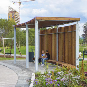 parasol para espacio público