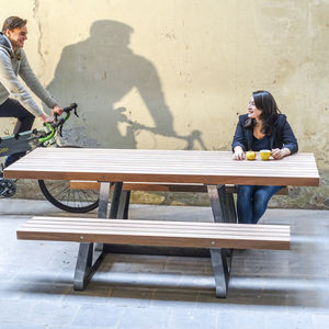 mesa de pícnic contemporánea