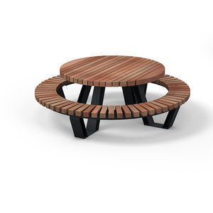 mesa de pícnic contemporánea