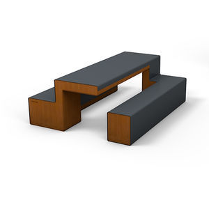 mesa de pícnic contemporánea