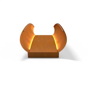 pasarela de acero Corten