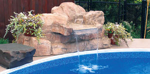 cascada para piscina
