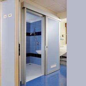 Puerta de interior - PST L - Ponzi - de HPL / corredera / con ventanilla