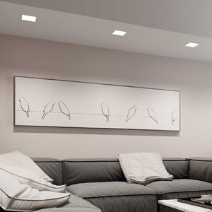 luminaria empotrable de pared
