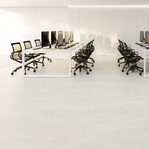 loseta de suelo laminado de HDF / flotante / aspecto piedra / para uso doméstico