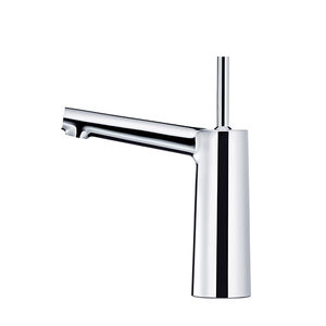 grifo monomando para lavabo / de latón cromado / de baño / con 1 orificio