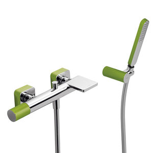 grifo monomando para ducha / para bañera / de pared / de metal