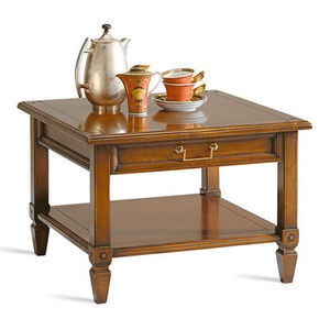 mesa de centro de estilo Directorio / de haya / de cerezo / cuadrada