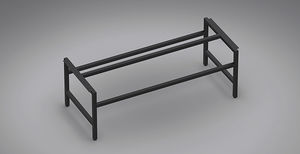 consola para lavabo de metal