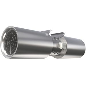 ventilador extractor de humos de uso / axial / de techo / profesional