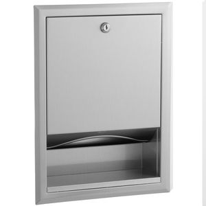 dispensador de toallitas de papel empotrable