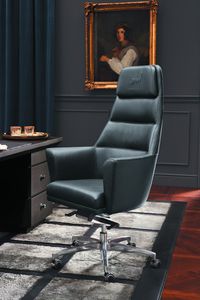 sillón de director de cuero
