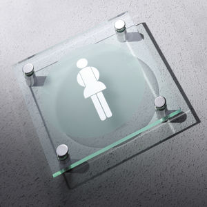 placa de señalización de pared