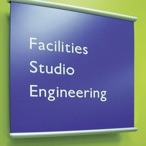 placa de señalización de pared