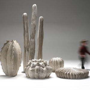 escultura de fibra de vidrio