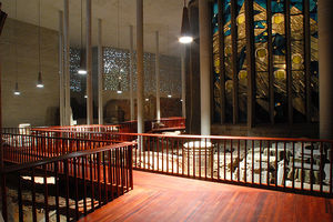 pasarela de madera