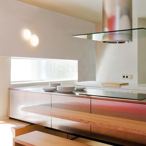 aplique contemporáneo / de vidrio soplado / LED / fluorescente