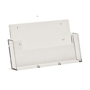 expositor de pared / para folletos / de plástico