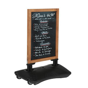 panel indicador para restaurante
