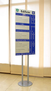 panel de señalización de suelo