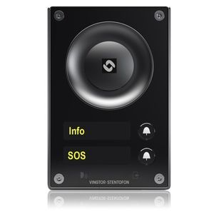 interfono audio negro